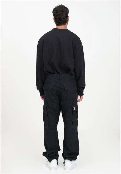 Pantalone cargo nero da uomo CARHARTT WIP | Pantaloni | I0324678902