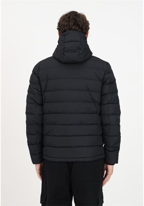 Black down jacket with hood for men CIESSE PIUMINI | Jackets | 234CPMJ01510-P1410D201XXP