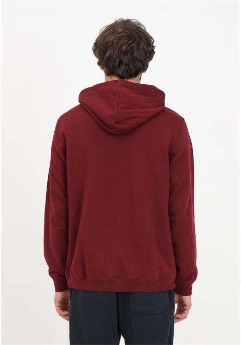 Burgundy sweatshirt with logo and hood for men CONVERSE | 10025470-A07.