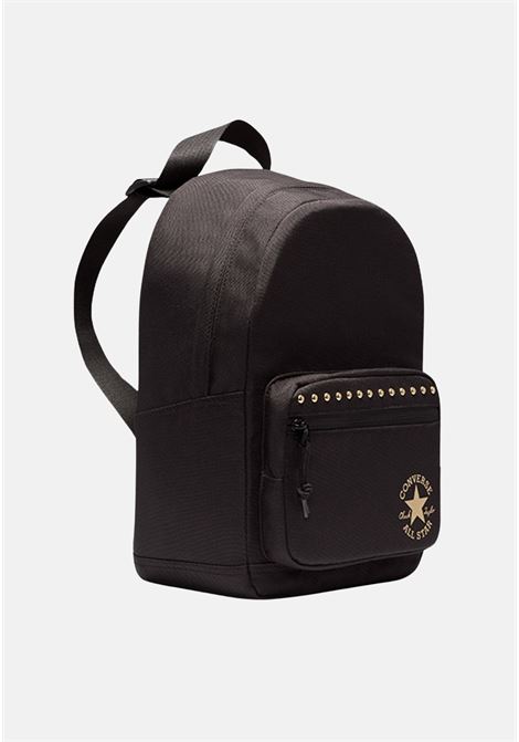 Black backpack with gold logo CONVERSE | Backpacks | 10026523A01