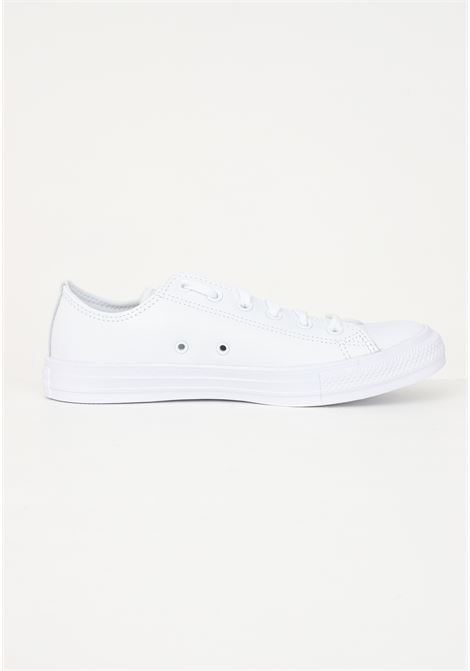 Sneakers basse bianche per uomo e donna Chuck Taylor All Star Leather CONVERSE | Sneakers | 136823C.