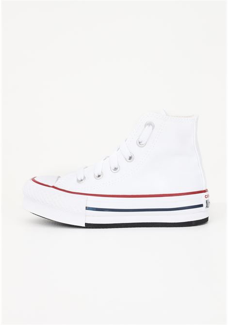 Chuck Taylor All Star Lift Platform white casual sneakers for boys and girls CONVERSE | Sneakers | 372860C.