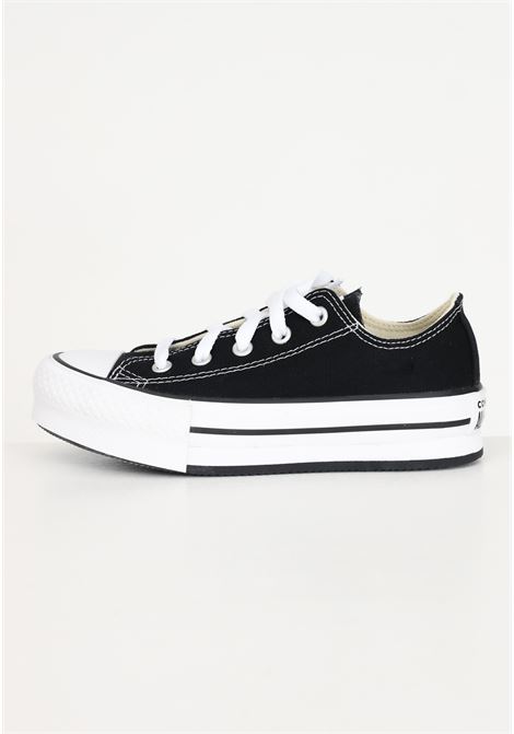 Chuck Taylor All Star Lift Platform black and white sneakers for girls CONVERSE | Sneakers | 372861C.