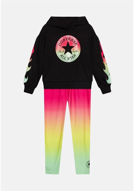 Multicolored tracksuit with logo for girls CONVERSE | Sport suits | 3CD879AEF