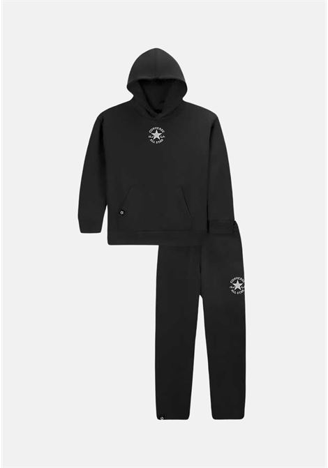 Black tracksuit with sports logo for newborns CONVERSE | Sport suits | 6CD894023