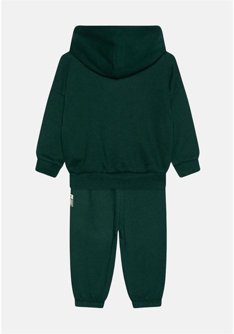 Tuta per bambino sportiva colore verde con cappuccio CONVERSE | Completini | 8CD908EF0