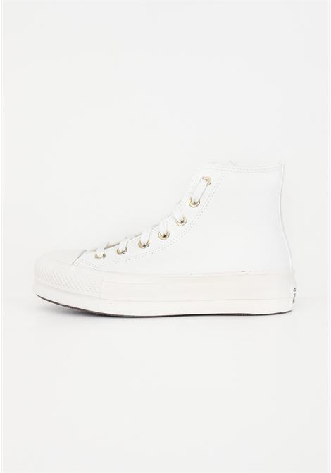 Chuck Taylor All Star Lift Platform Mono White sneakers da donna con lacci CONVERSE | Sneakers | A03719C.