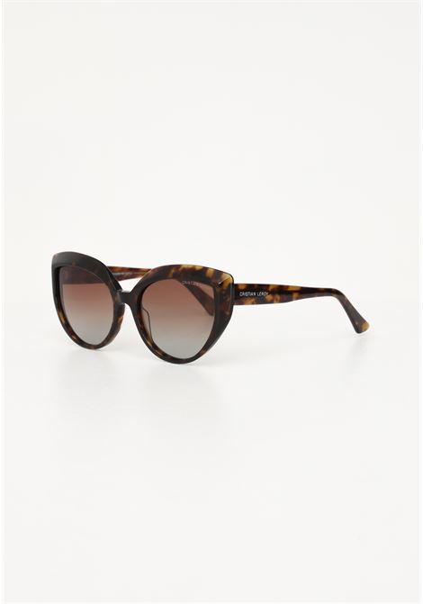 Occhiali da sole marroni da donna con sfumature e montatura oversize CRISTIAN LEROY | Sunglasses | 214002