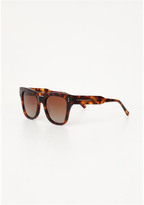 Brown women's sunglasses with shaded pattern CRISTIAN LEROY |  | 70000902