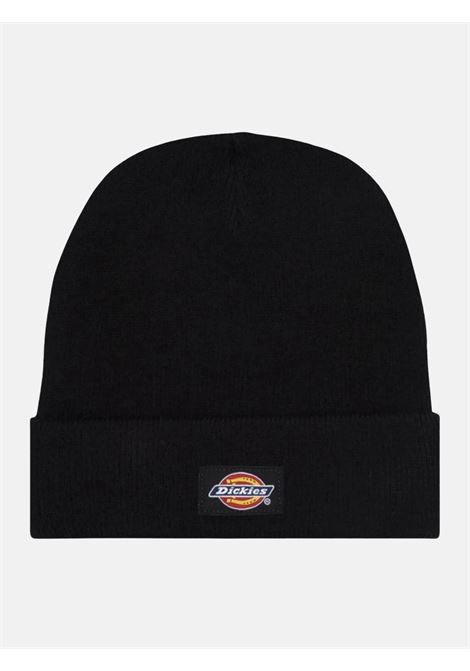 Beanie with logo label for men and women DIckies | Hats | DK0A4X7KBLK1BLK1