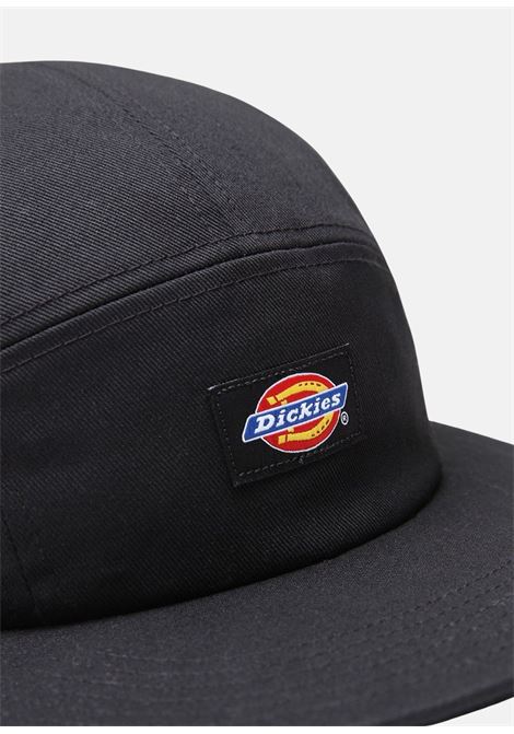 Cappello nero con etichetta logo da uomo DIckies | Cappelli | DK0A4XC1BLK1BLK1