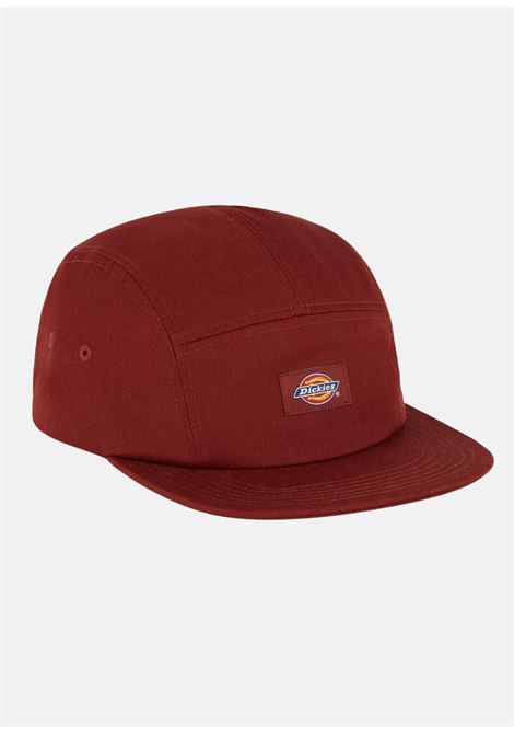 Cappello rosso con etichetta logo e visiera piatta da uomo e donna DIckies | Cappelli | DK0A4XC1G041G041
