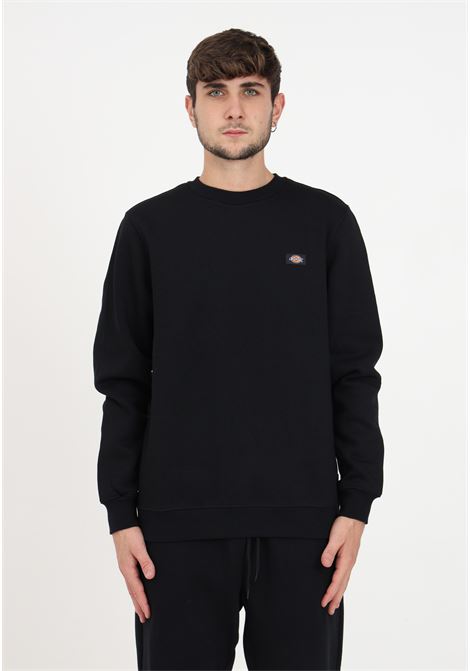 Black sweatshirt with men's logo DIckies | Hoodie | DK0A4XCEBLK1BLK1