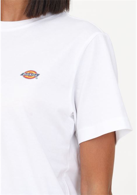 White casual women's t-shirt with logo DIckies | T-shirt | DK0A4XDAWHX1WHX1