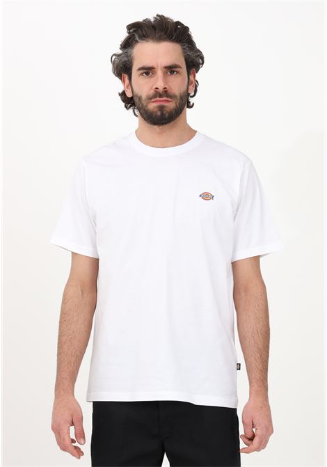 T-shirt casual bianca da uomo con stampa logo DIckies | T-shirt | DK0A4XDBWHX1WHX1