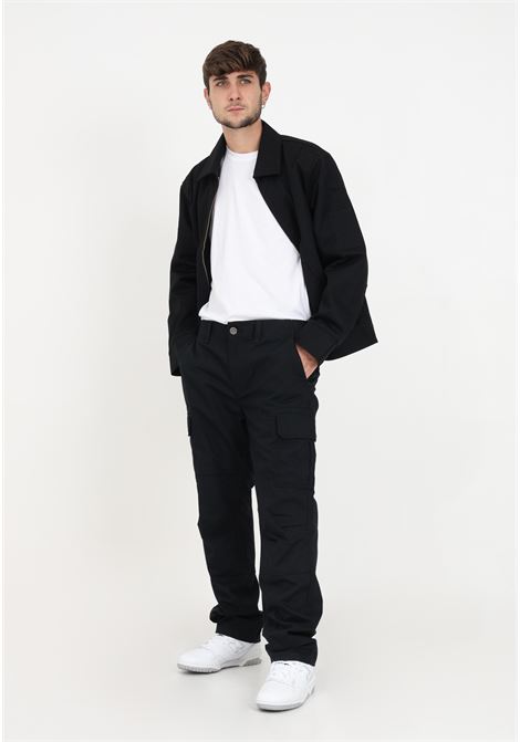 Black high-waisted trousers for men. Featuring double-layer reinforcement on the knee DIckies | Pants | DK0A4XDUBLK1BLK1