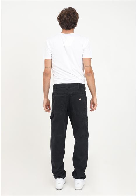 Jeansi neri con etichetta logo da uomo DIckies | Pantaloni | DK0A4XIFC401C401
