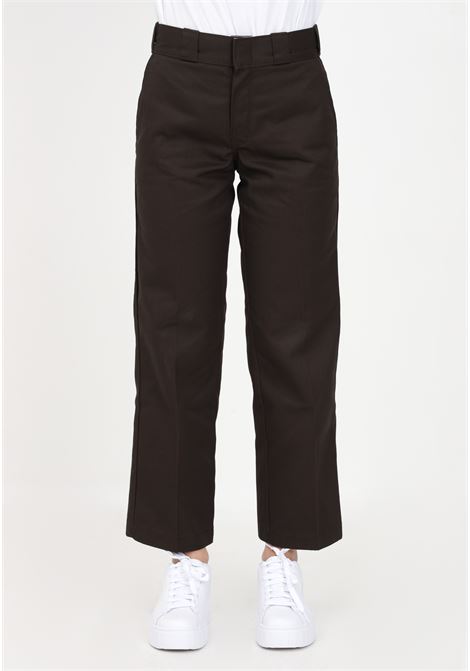 Brown casual trousers for men DIckies | Pants | DK0A4XK6DBX1-L30DBX1