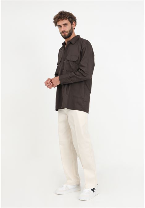 Beige zip-up trousers for men DIckies | Pants | DK0A4XK6F901-L30F901