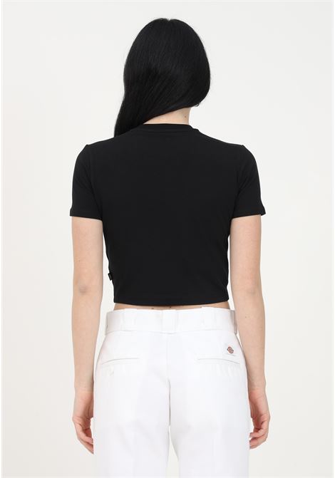 Black casual women's t-shirt with logo print DIckies | T-shirt | DK0A4XPOBLK1BLK1