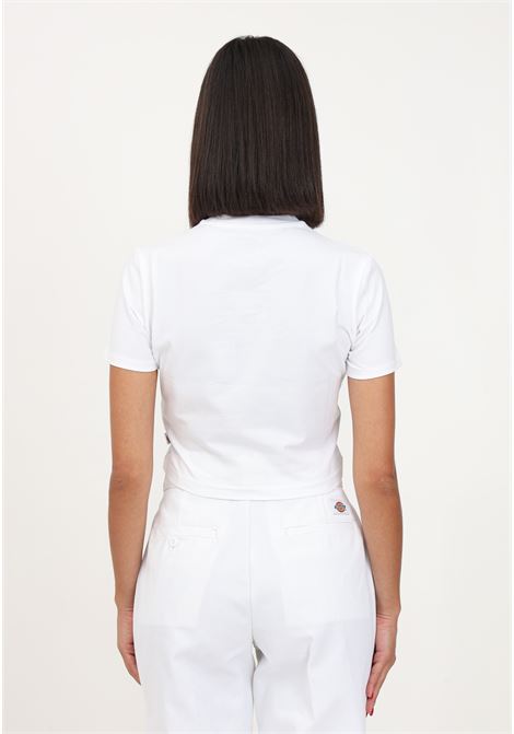 White crop t-shirt for women DIckies | T-shirt | DK0A4XPOWHX1WHX1