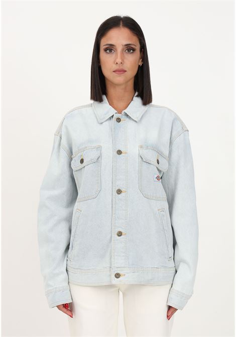 giacca jeans in denim da donna modello regular fit. DIckies | Giubbotti | DK0A4YERG571G571