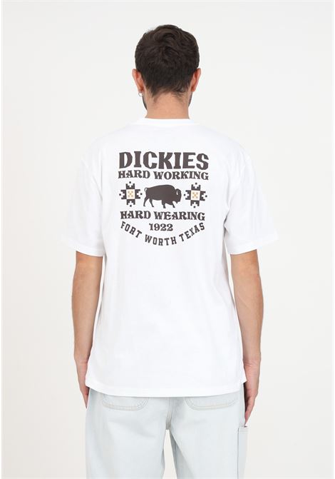 T-shirt bianca con stampa da uomo DIckies | T-shirt | DK0A4YGGWHX1WHX1