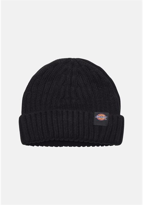 Black knitted hat for men DIckies | Hats | DK0A4YHPBLK1BLK1