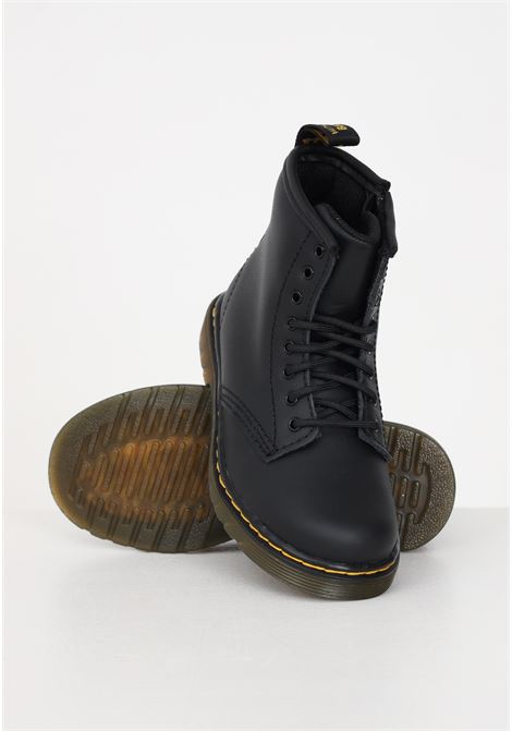 Black 1460 T combat boots for boys and girls DR.MARTENS | Ancle Boots | 15373001-1460 T.