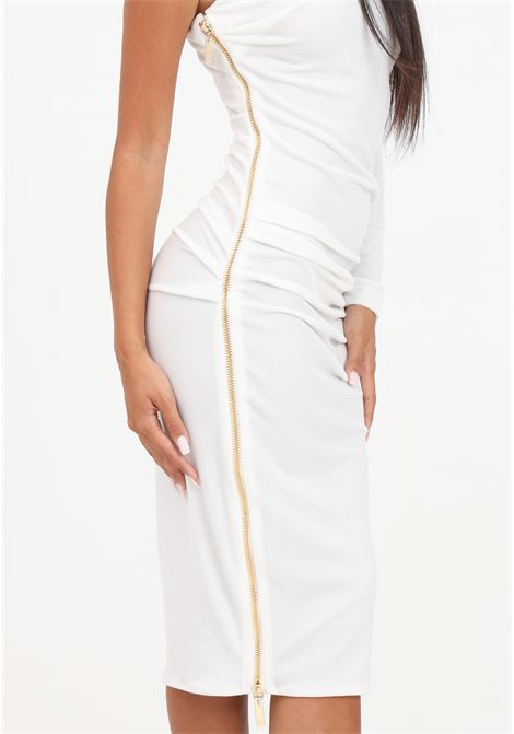 One-shoulder velvet dress for women ELISABETTA FRANCHI | Dresses | AB45737E2360