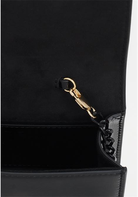 Borsa mini specchiata da donna nera con placca logo ELISABETTA FRANCHI | Borse | BS02A37E2110