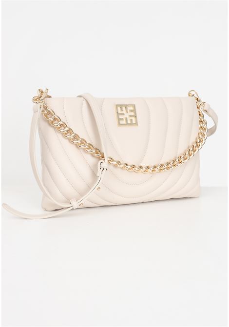 Cream-colored bag with logo plaque and shoulder strap for women Ermanno scervino | Bags | 124016182609