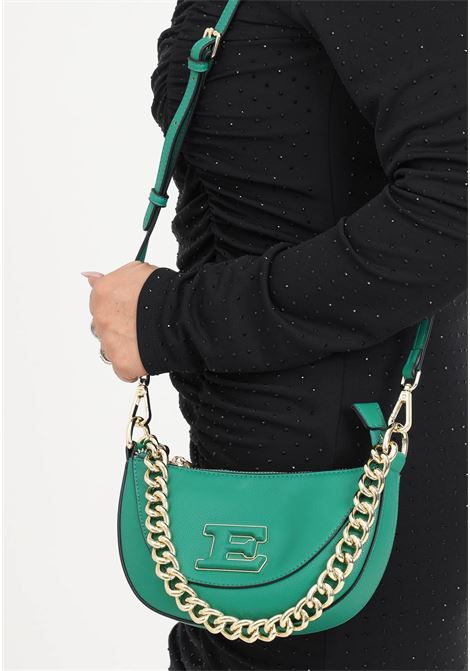 Green crescent bag with logo for women Ermanno scervino | Bags | 12401643301