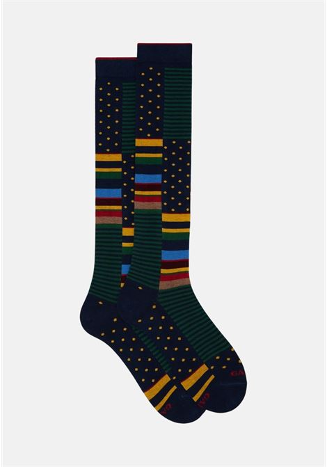 Long socks with pattern for men GALLO | Socks | AP51448012679