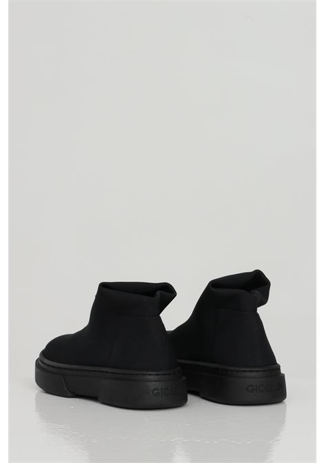 Sneakers nere da neonato con patch logo GIOSELIN | Sneakers | LIGHT-230FNKNERO-NERO