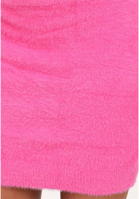 Minigonna rosa in maglia soffice da donna GLAMOROUS | Gonne | AN4575PINK