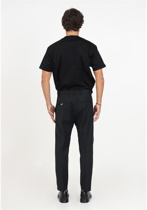 Pantalone nero da uomo con lacci GOLDEN CRAFT | Pantaloni | GC1PFW23246631D001