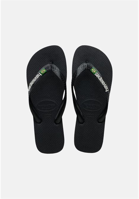 Brasil black flip flops for men and women HAVAIANAS | Flip-flops | 41108501069