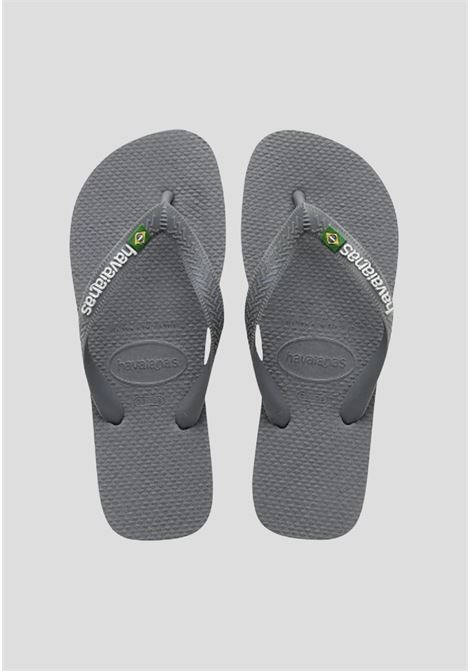 Brasil gray flip flops for women HAVAIANAS | Flip-flops | 41108505002