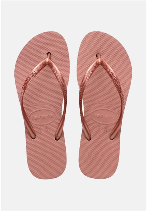 Havaianas Slim Flatform women's pink flip flops HAVAIANAS | Flip flops | 41445373544
