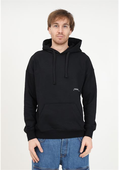 Black unisex hooded sweatshirt HINNOMINATE | Hoodie | HNM237 ST.NERO