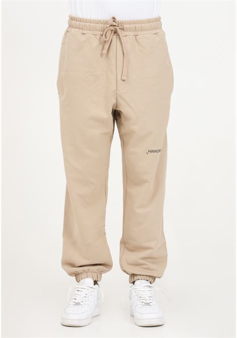Sporty beige men's trousers HINNOMINATE | Pants | HNM241NOCCIOLA