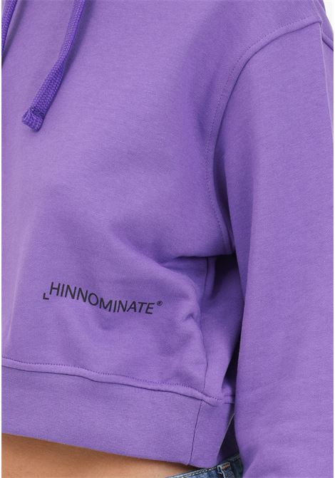 Purple women's hooded sweatshirt HINNOMINATE | Hoodie | HNW905PURPLE