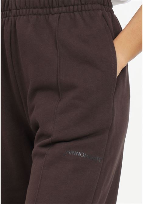 Brown fleece trousers for women HINNOMINATE | Pants | HNW930MORO