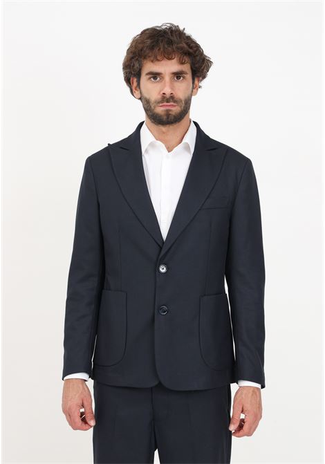 Single-breasted blue jacket for men I'M BRIAN | Blazer | GIA2655005