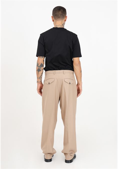 Pantaloni casual colore marrone I'M BRIAN | Pantaloni | PA2675BEIGE