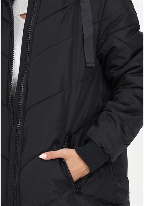 Neon women's parka puffer jacket with hood JDY | Jackets | 15207784BLACK