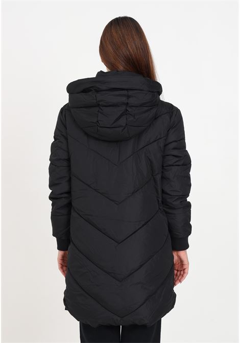 Neon women's parka puffer jacket with hood JDY | Jackets | 15207784BLACK