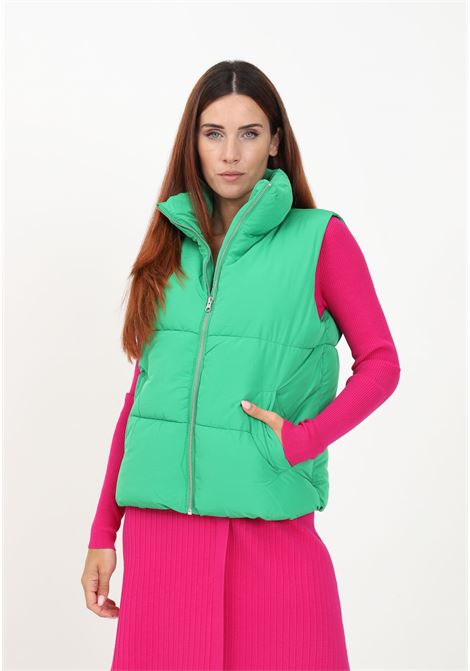 Green quilted vest for women JDY | Jackets | 15234210GREEN BEE