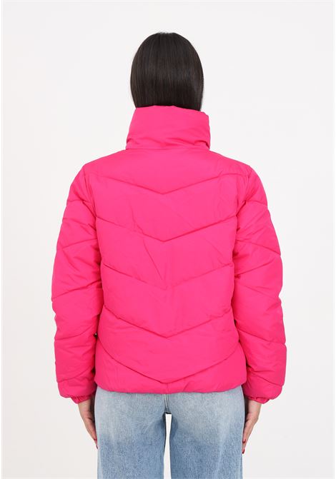 Short women's fuchsia jacket with high collar JDY | Jackets | 15305656FUCHSIA PURPLE